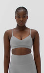 Base V-Neck Bra Moon