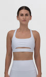 Ultimate Front Slit Bra True White