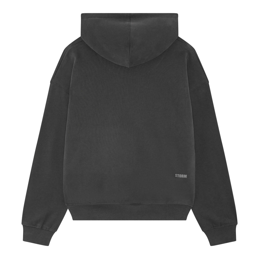 Womens organic cotton oversized hoodie grey