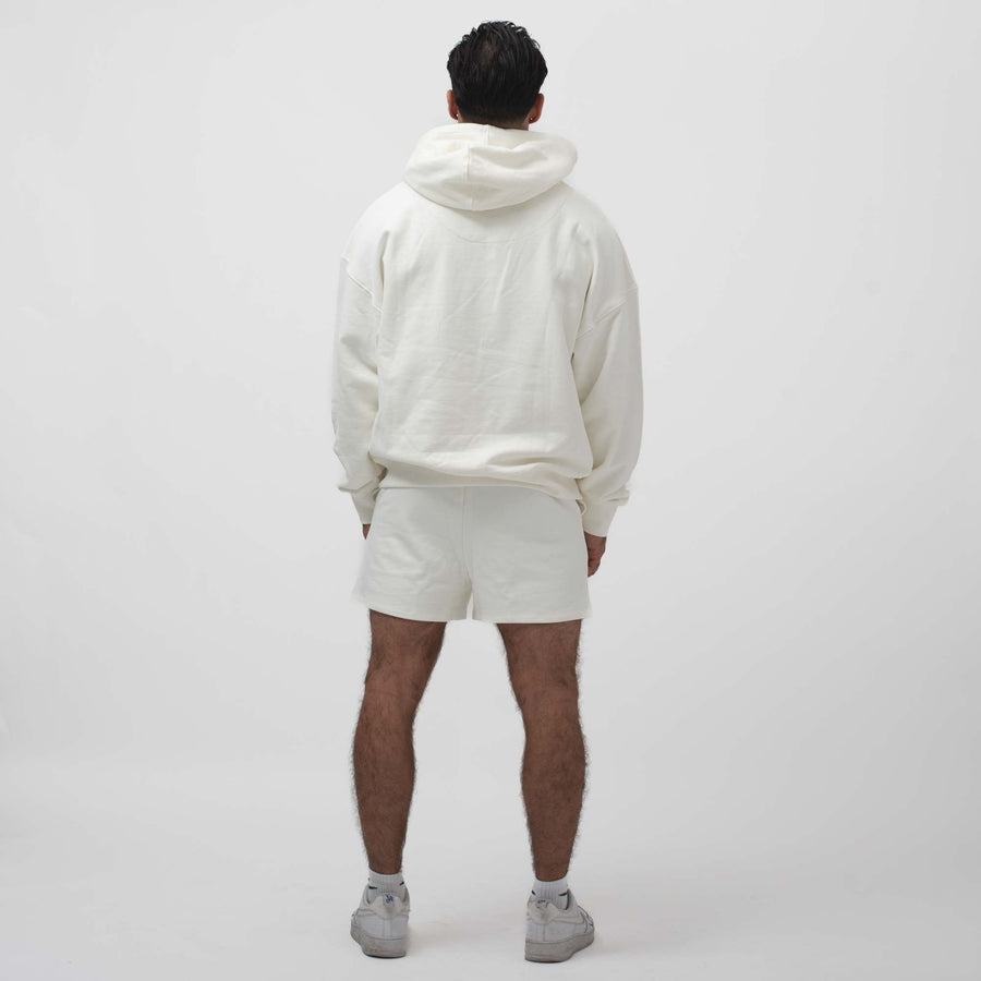 Essential shorts off white sustainable organic cotton