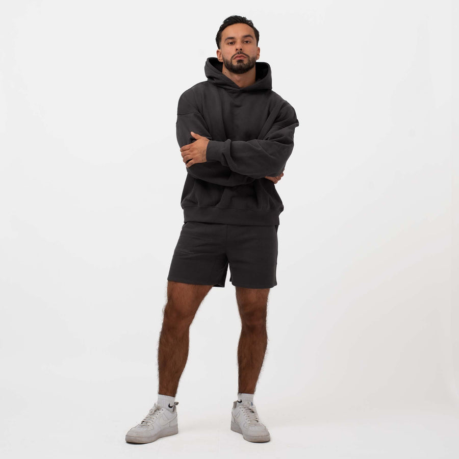 Essential shorts grey sustainable organic cotton