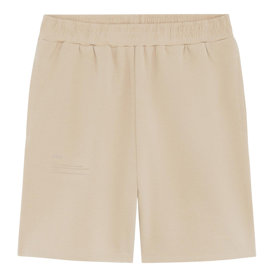 Essential shorts beige sustainable organic cotton